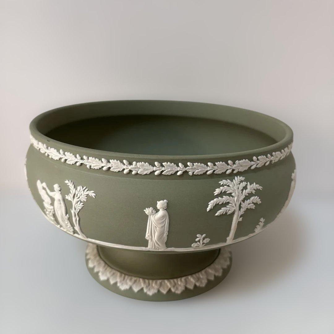 ウェッジウッド  ジャスパー 陶器 ボウル型 花器