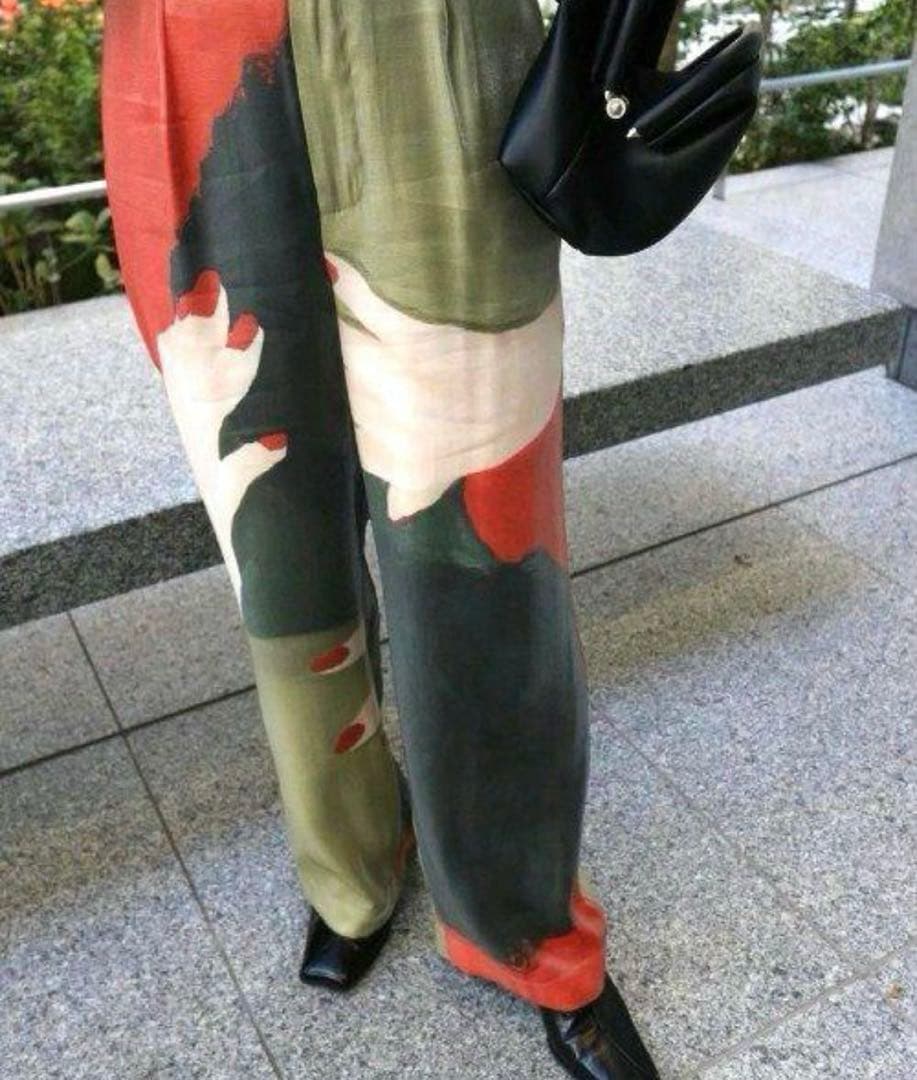 kkk　LITTLE FUNNY FACE PANTS　　ameri M