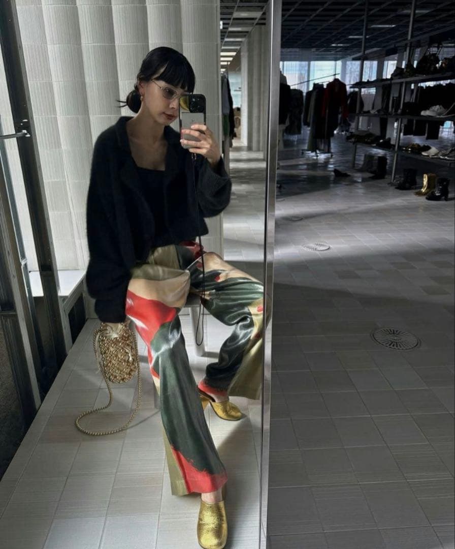 kkk　LITTLE FUNNY FACE PANTS　　ameri M