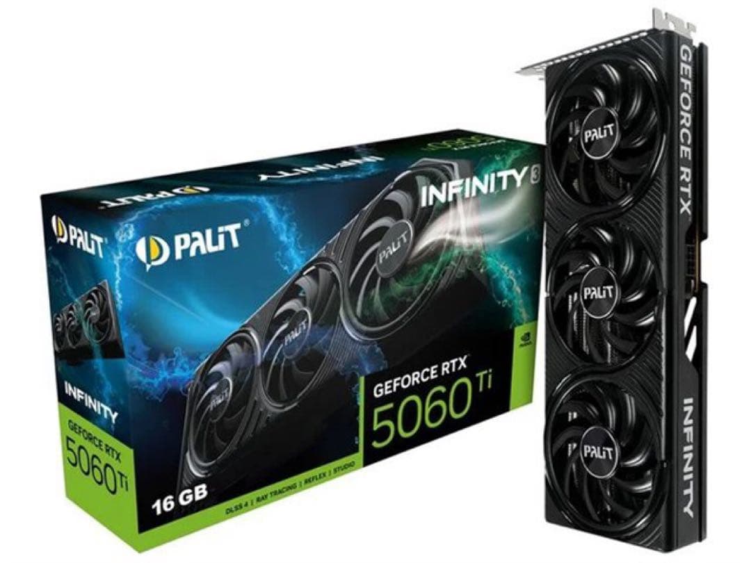 グラフィックボード・グラボ・ビデオカード GeForce RTX 5060 Ti Infinity 3 [16GB]