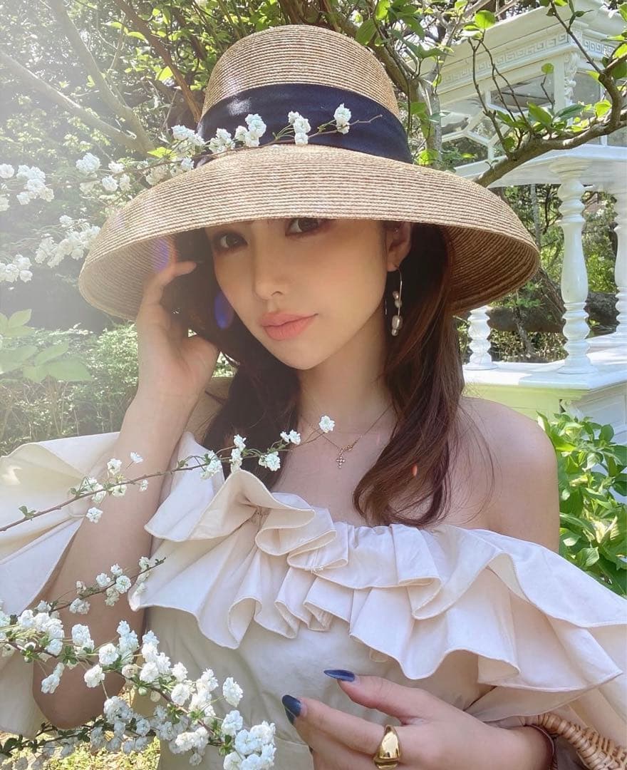 eimyistoire ロングリボン ハット 麦わら帽子 新品未使用