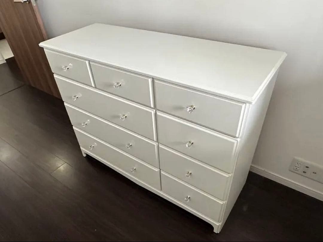 送料込 アルファタカバ 4段ワイドチェスト ローチェスト