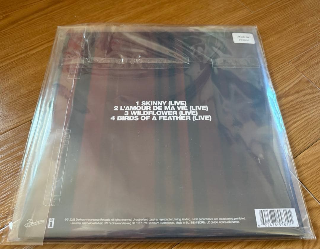 【即購入可】RSD2025 Billie Eilish 10インチ レコード