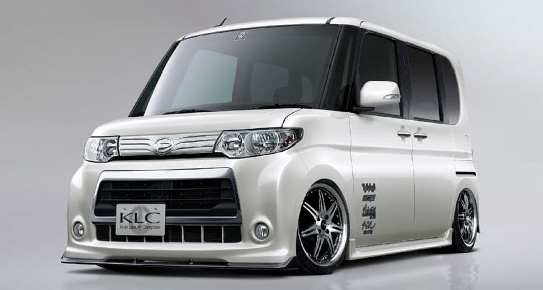 タントL375S/L385S 後期 KLC フロントアンダーリップ 塗装済み