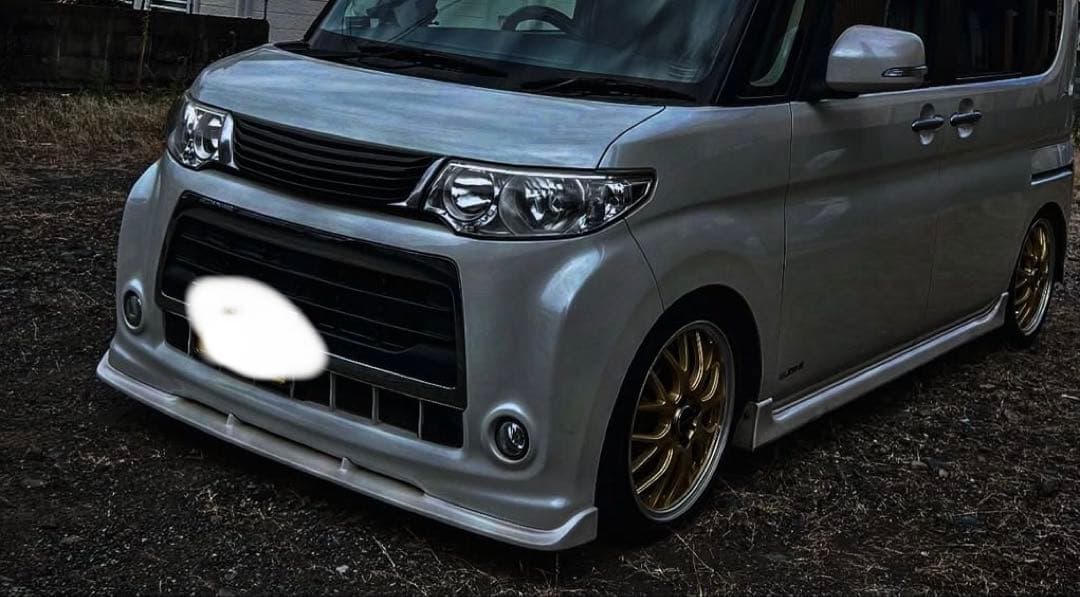 タントL375S/L385S 後期 KLC フロントアンダーリップ 塗装済み