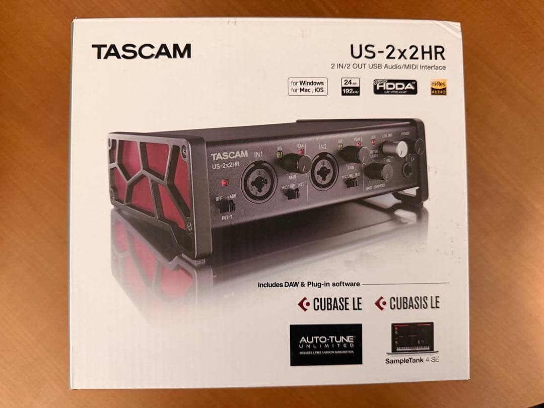 TASCAM US-2x2HR オーディオインターフェイス