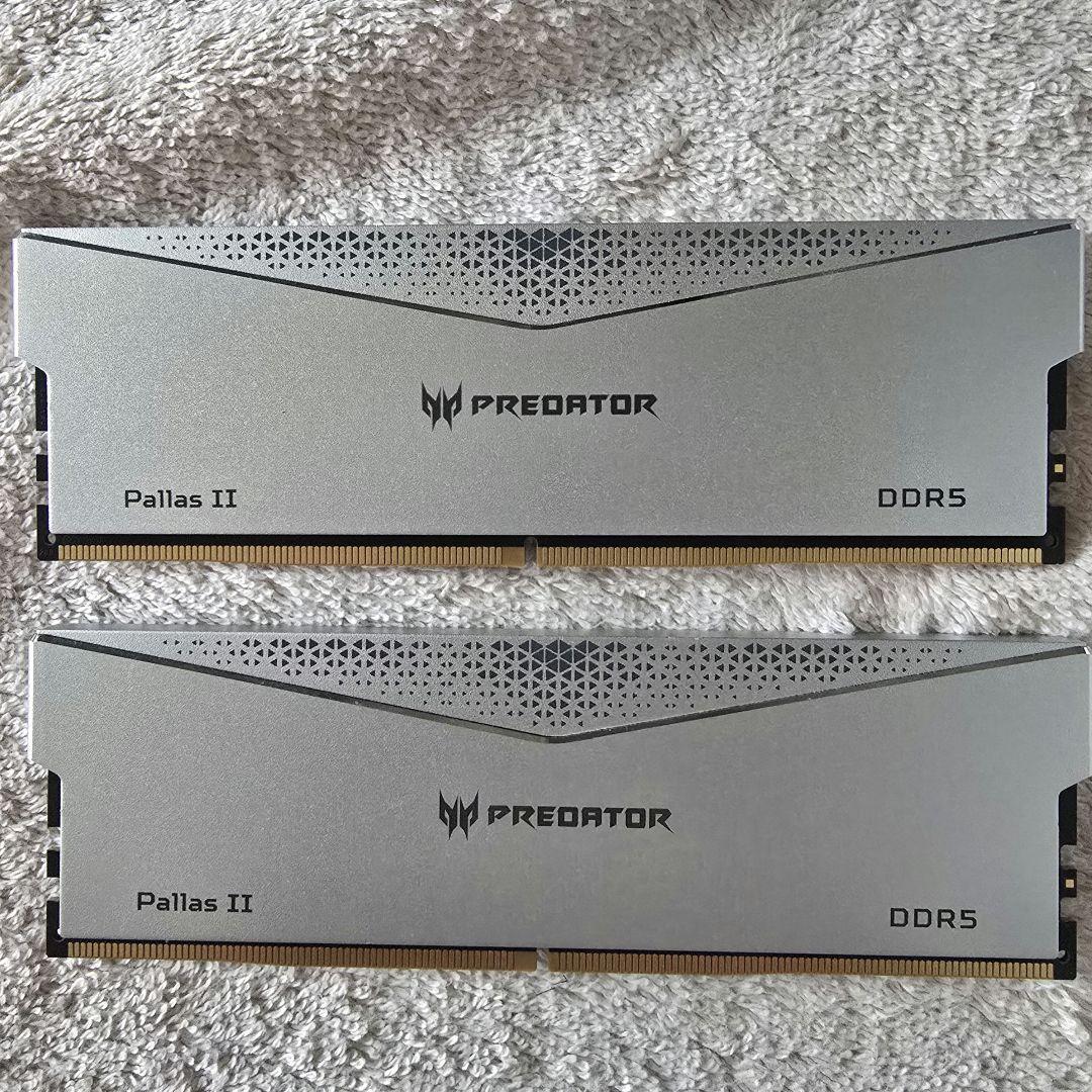 DDR5 6000MHz 64GB　Acer