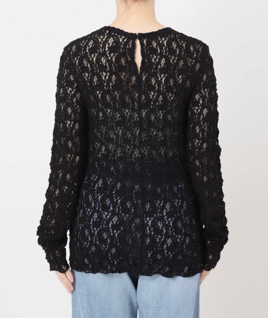 【新品未使用タグ付】IENA Flower ストレッチレースプルオーバー