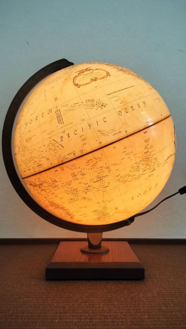 t*8様 Replogle 地球儀 約30cm 木製スタンド付き