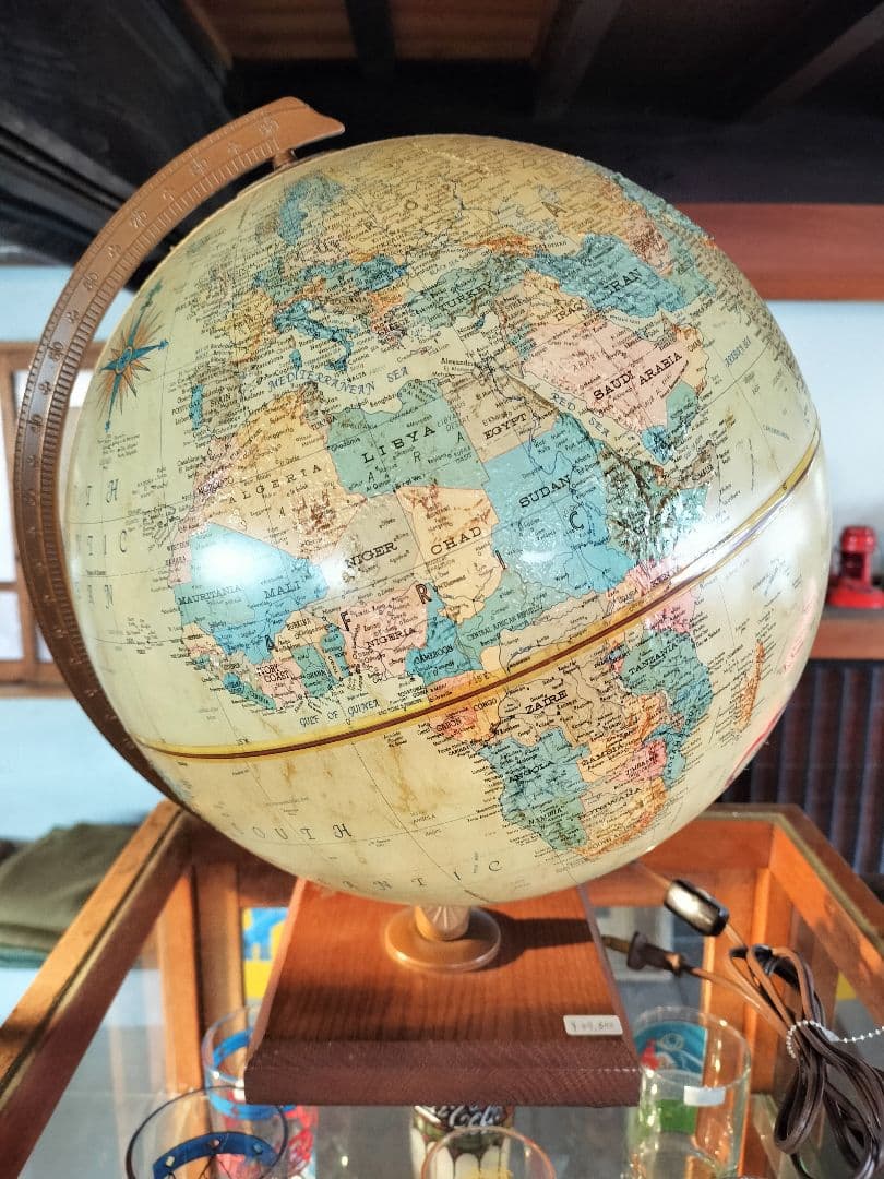 t*8様 Replogle 地球儀 約30cm 木製スタンド付き