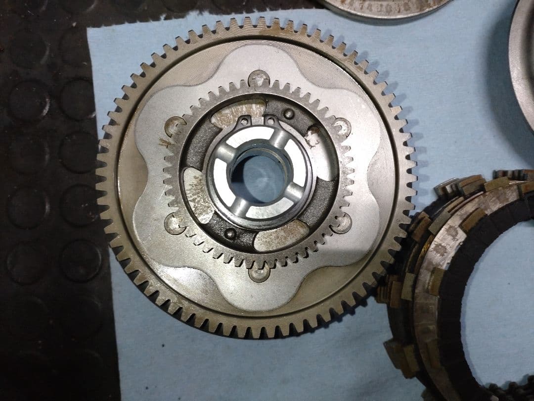 XJR400 クラッチハウジング一式 美品