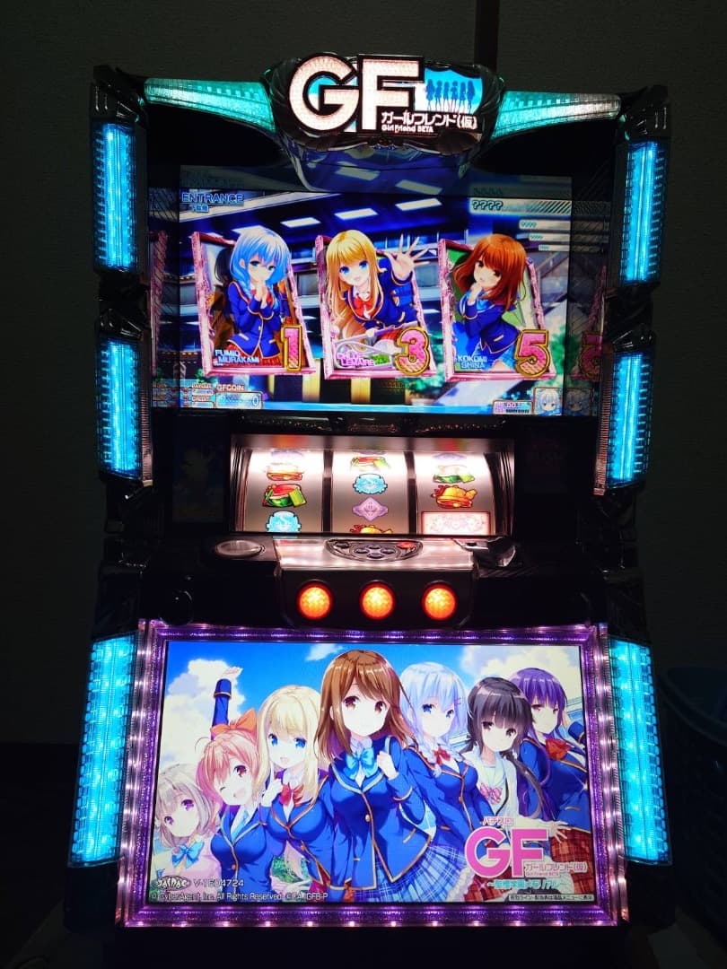 パチスロガールフレンド（仮）〜聖櫻学園メモリアル〜　実機