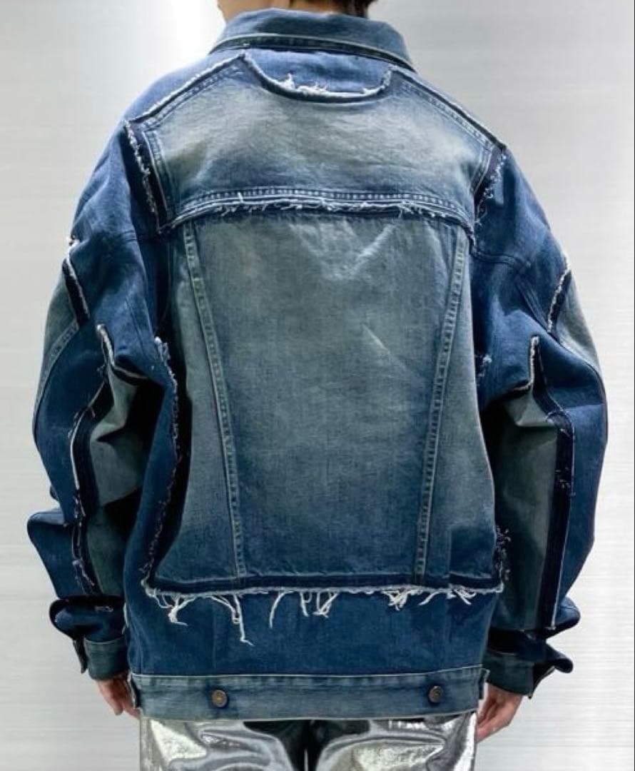 ジュンヤワタナベ リーバイスW ネームデニムジャケット（再構築）