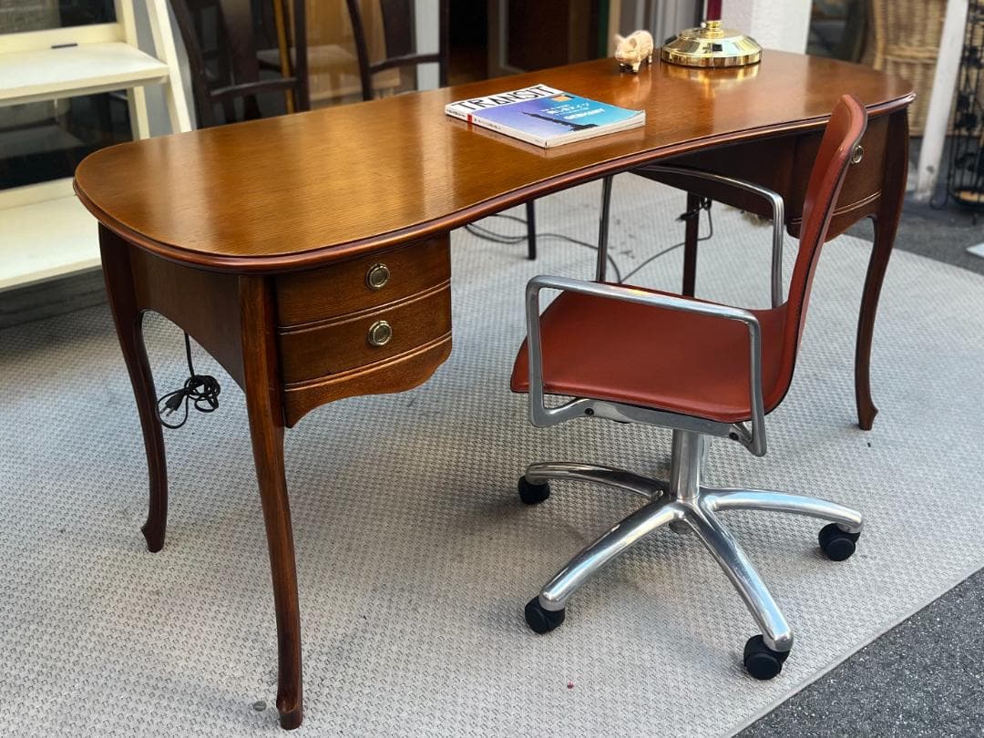 現行モデル☆松永工房／カンティーニュ／デスク／パソコンデスク／オーク材／ナラ材