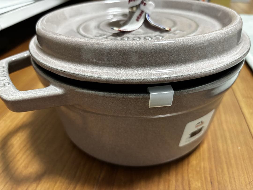 STAUB 両手鍋 20cm シフォンローズ