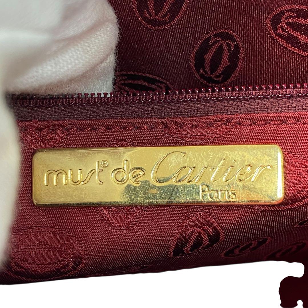 美品 カルティエ Cartier クラッチバッグ マストライン.