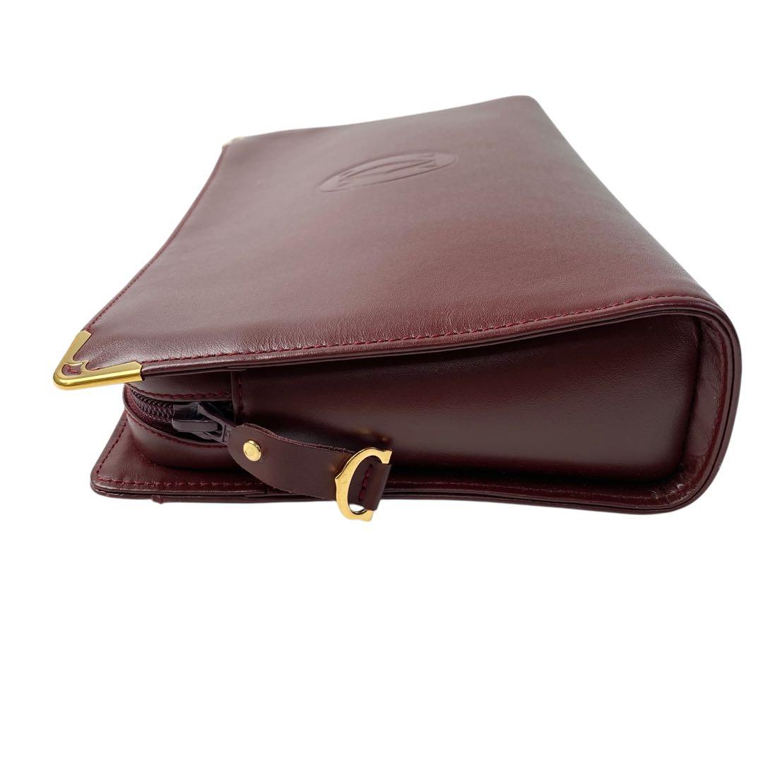 美品 カルティエ Cartier クラッチバッグ マストライン.