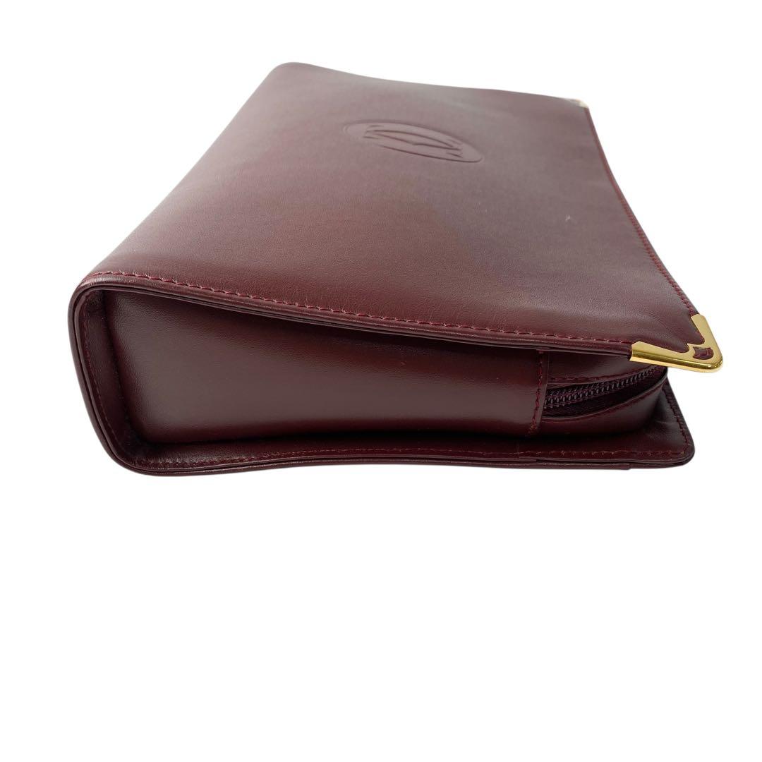 美品 カルティエ Cartier クラッチバッグ マストライン.