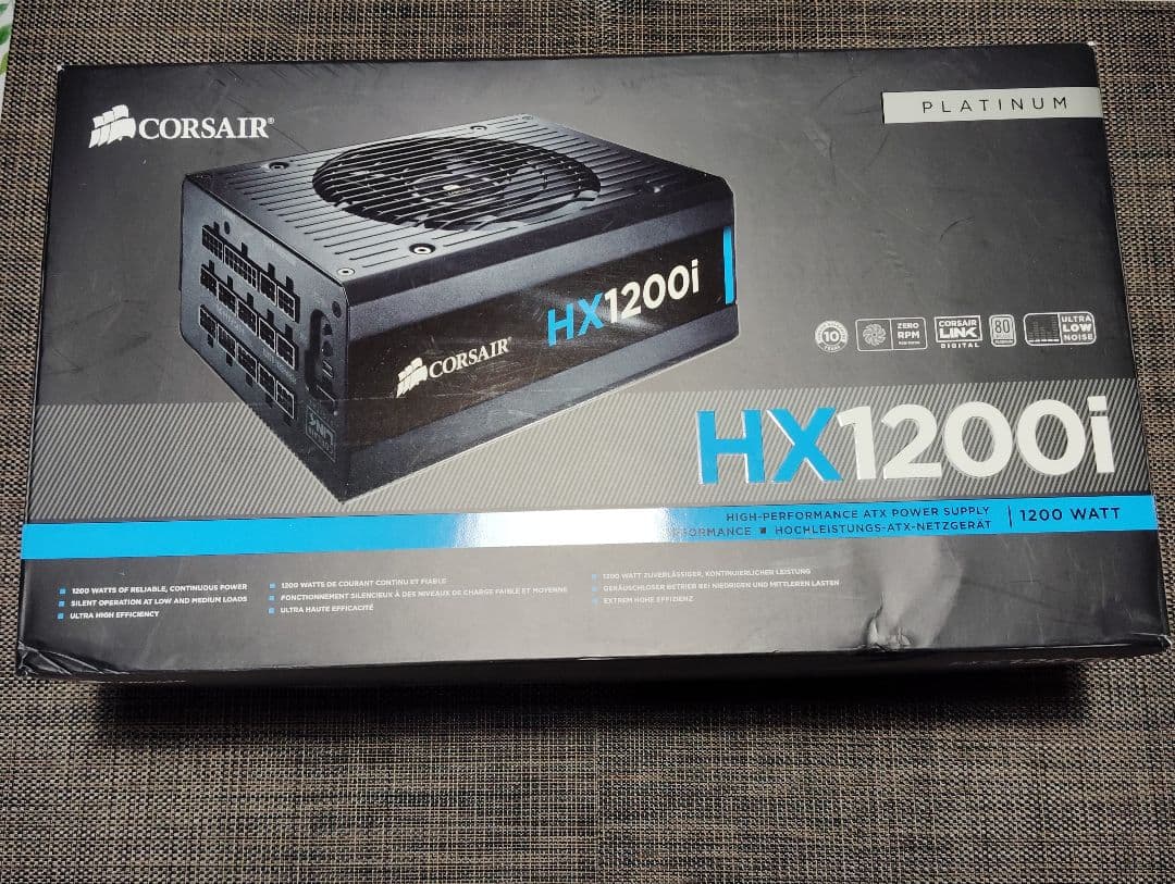 ATX電源、CORSAIR HX1200i