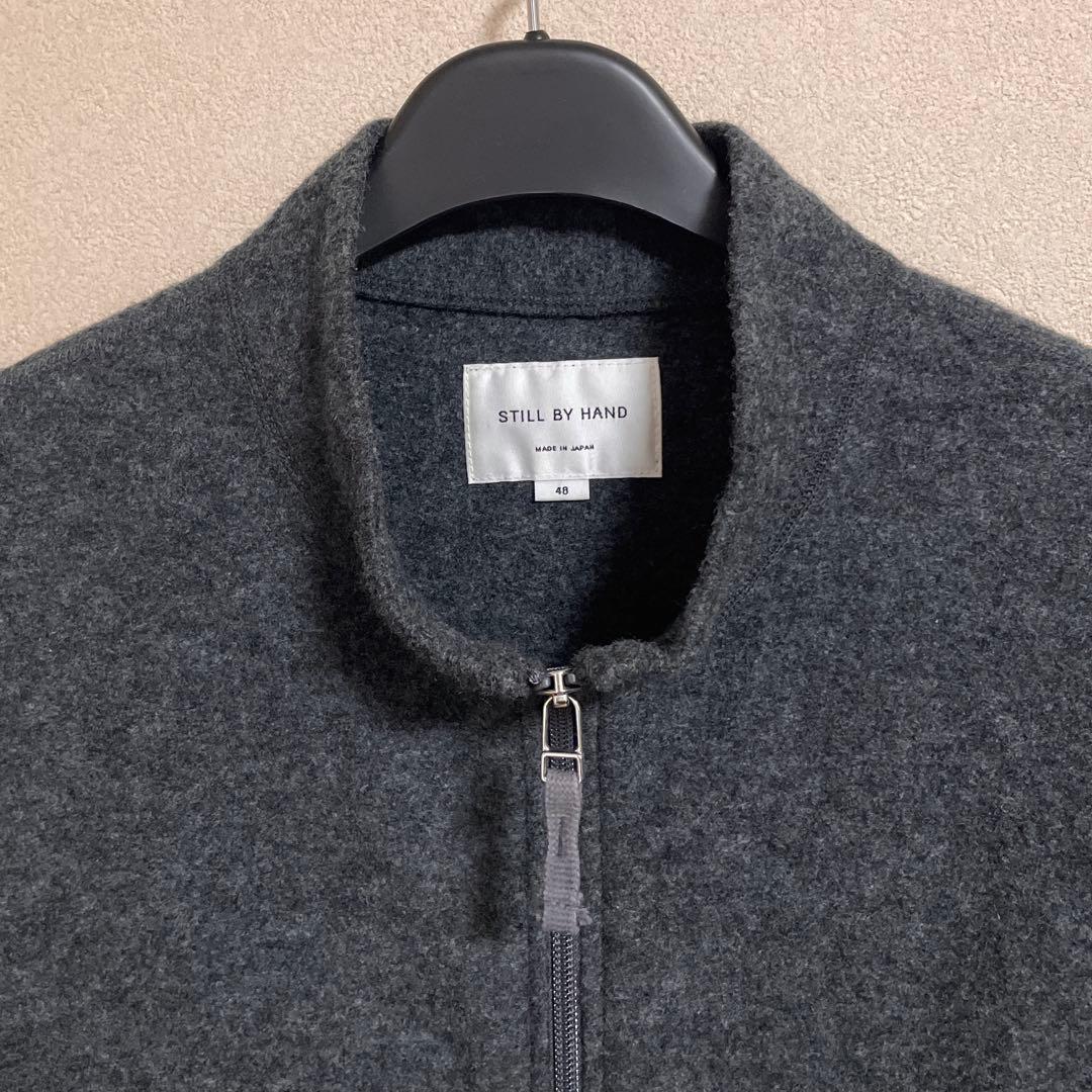 Still By Hand ウールパイルフリースベスト VE02233 グレー