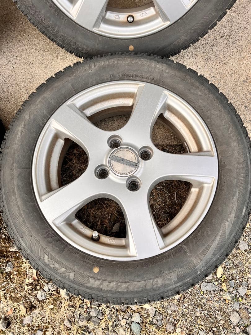 14インチ 155/65R14 VRX スタッドレスタイヤ　 ホイールセット