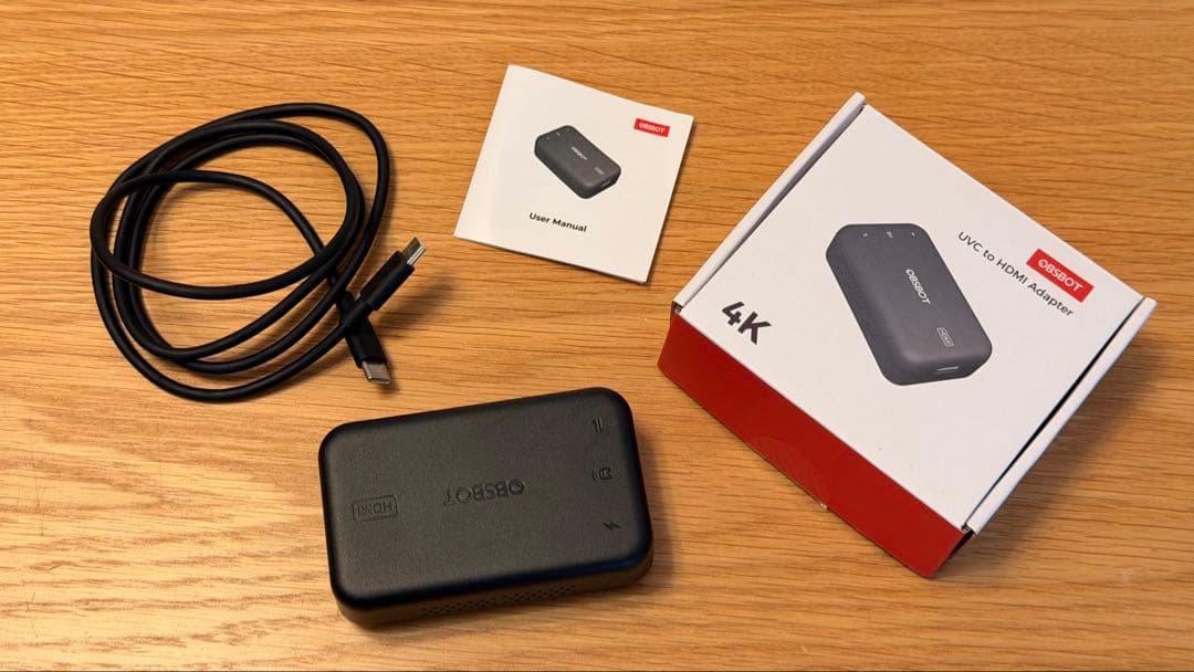 OBSBOT UVC to HDMI変換アダプター （第1世代）