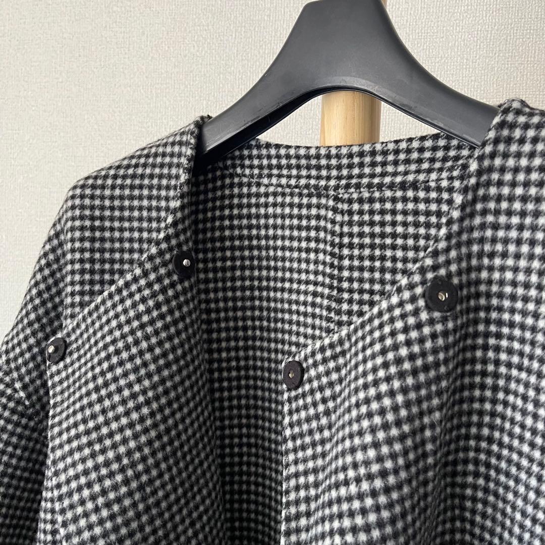 スローブイエナ HAMILTONダブルフェイスウールショートコート