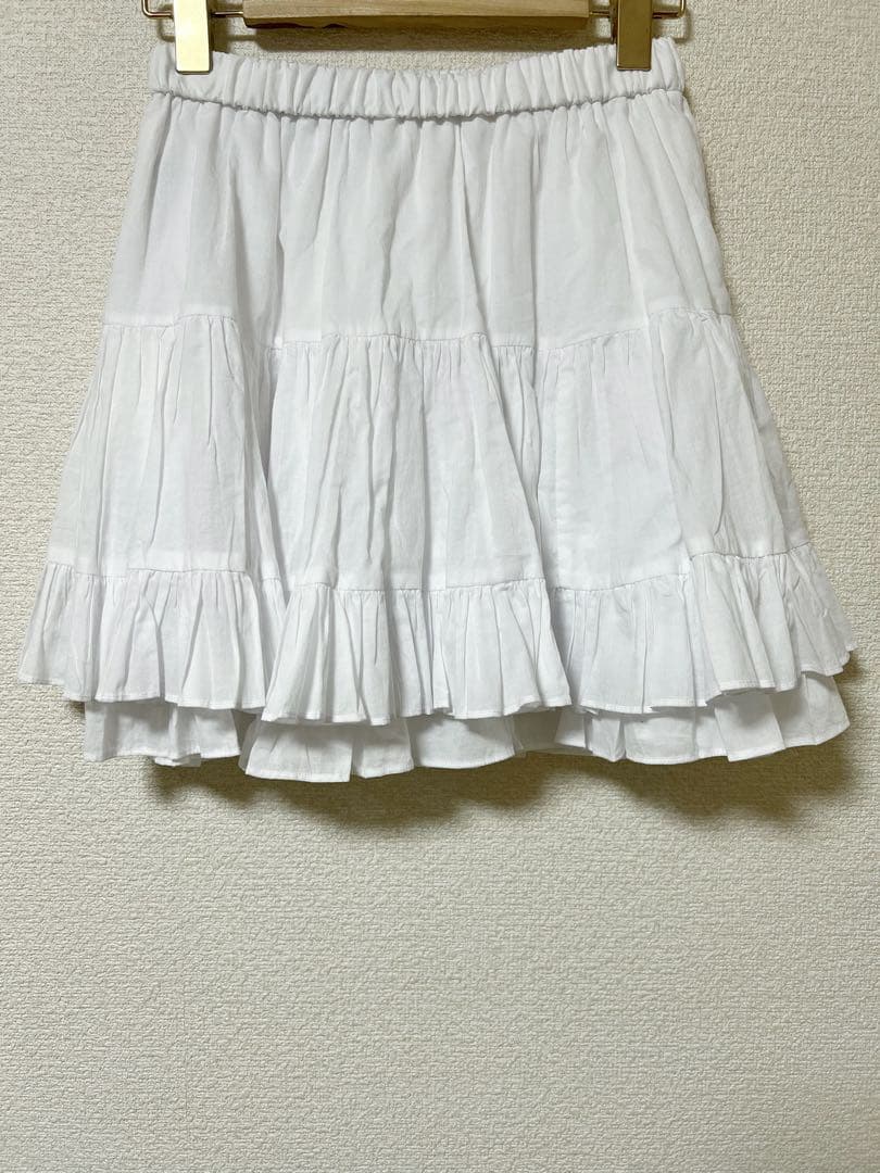 SNIDEL スナイデル(タグ付き)コットンボリューム ミニスカート