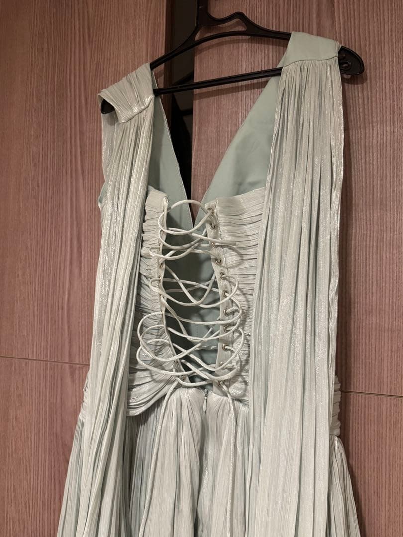 Miss rosier ミントグリーン　ロングドレス