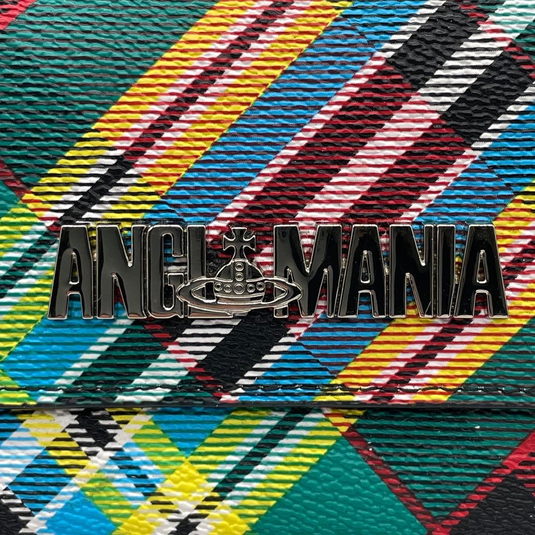 【美品】 ヴィヴィアンウエストウッド　チェック　PVC 長財布 w5