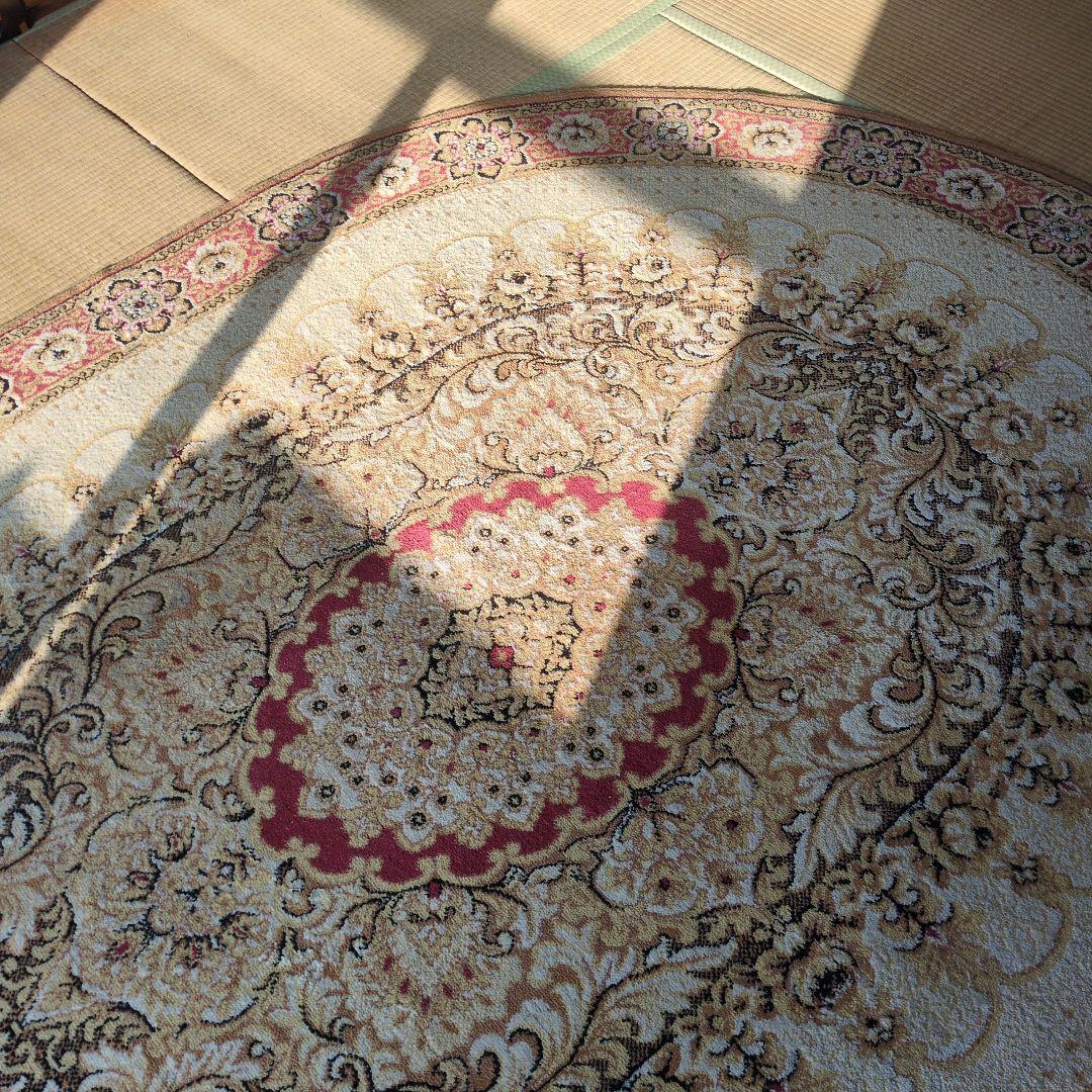 ★値下げ! 投げ売り お買い得★ペルシャ風絨毯 メダリオン柄 絨毯 センターラグ