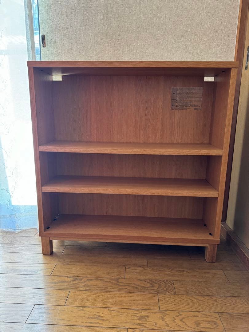 無印良品　薄型本棚ロータイプ(販売終了品)