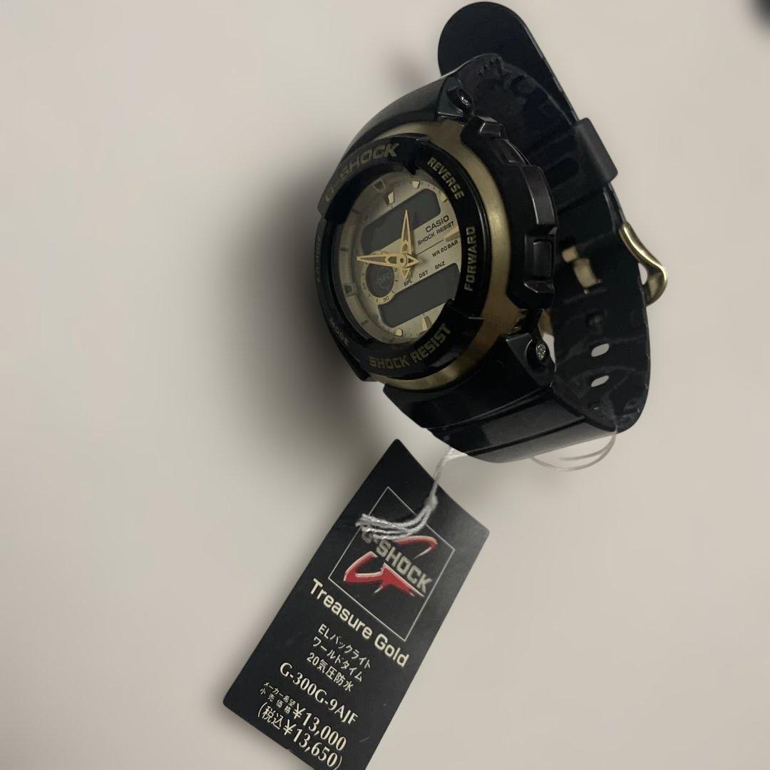 【新品未使用】最終値下げ G-SHOCK G-300C-9AJFブラックゴールド