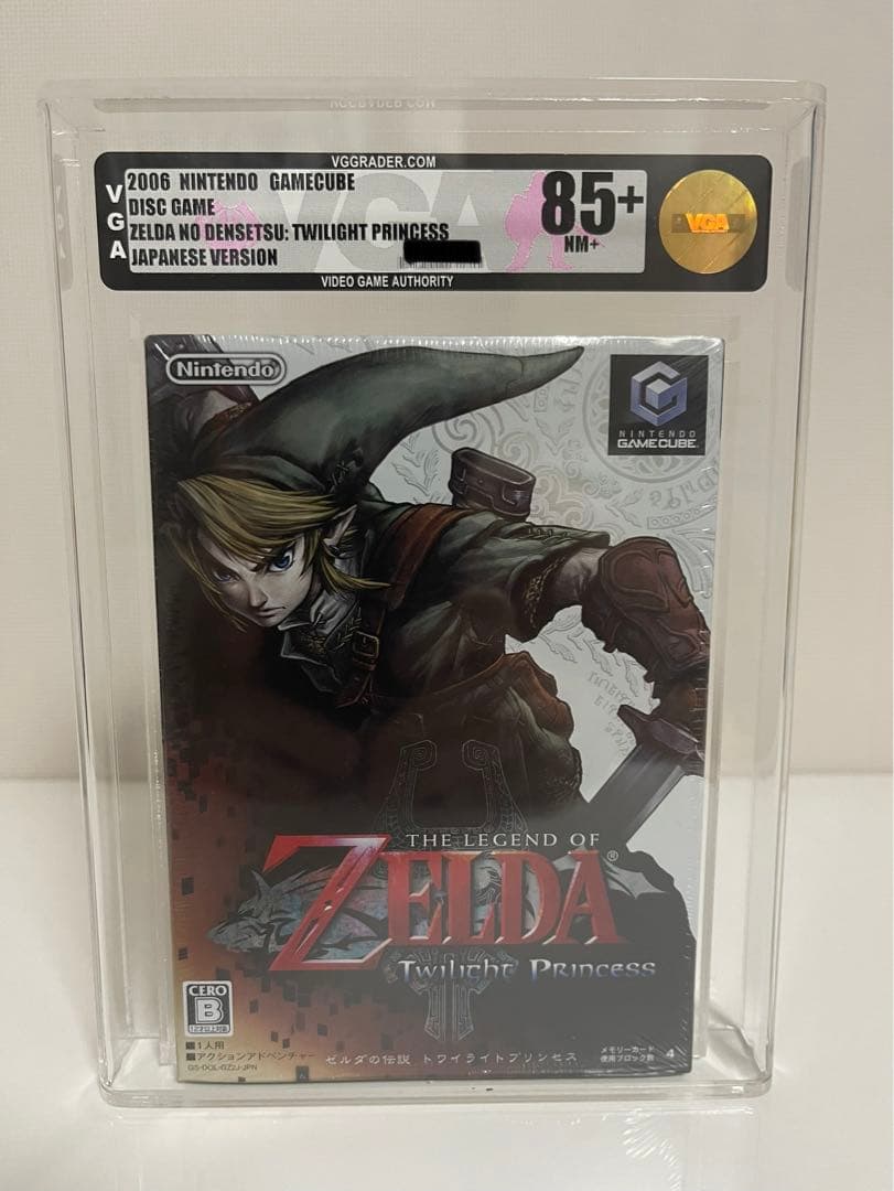 未開封新品 VGA 鑑定品 85+ ゼルダの伝説　トワイライトプリンセス　GC