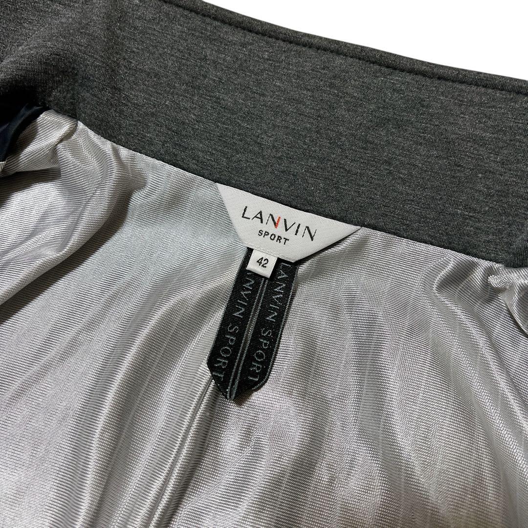 【美品】LANVIN SPORT ヒートナビ 中綿ブルゾン 42 ゴルフ 極美品