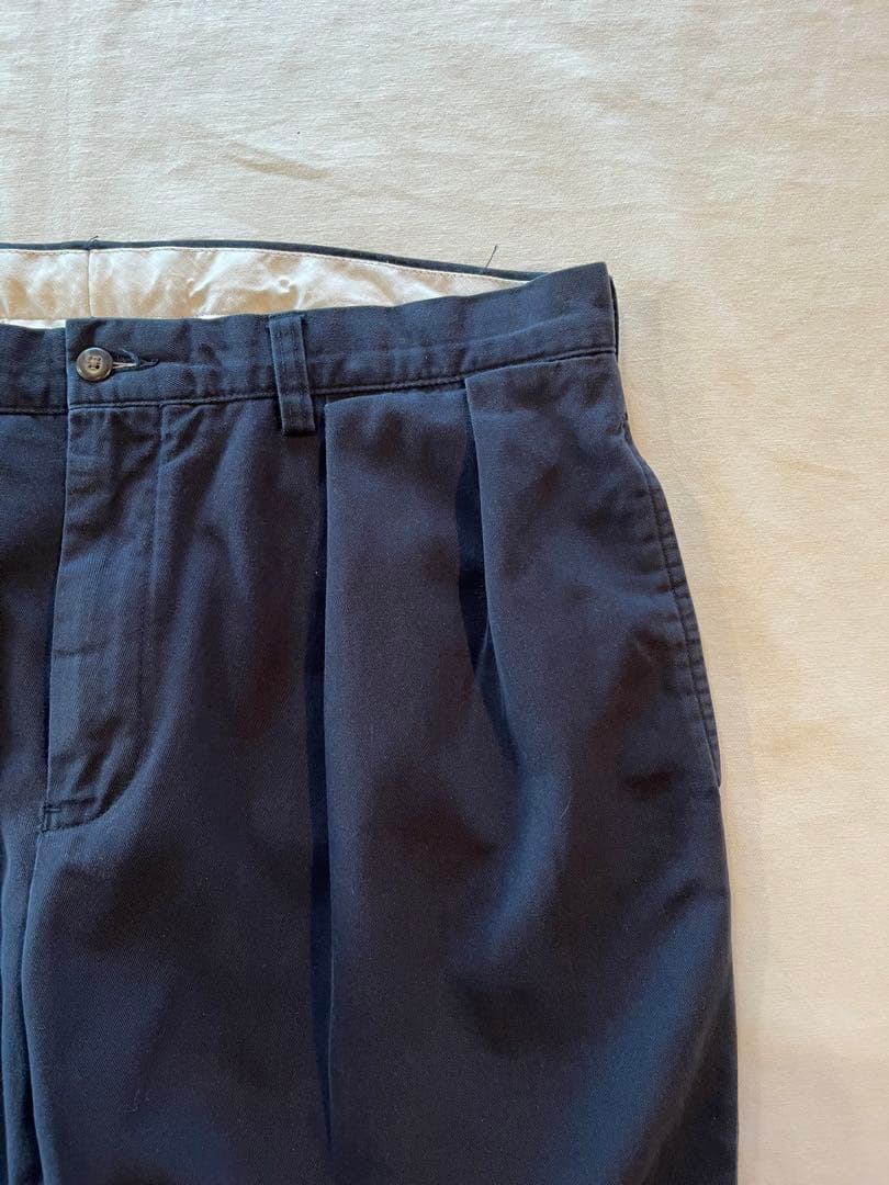 【古着の王道】ラルフローレン ポロチノ ネイビー 90s