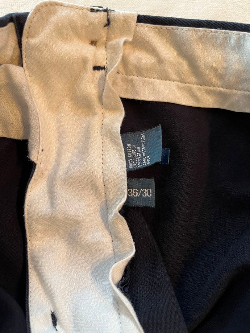 【古着の王道】ラルフローレン ポロチノ ネイビー 90s