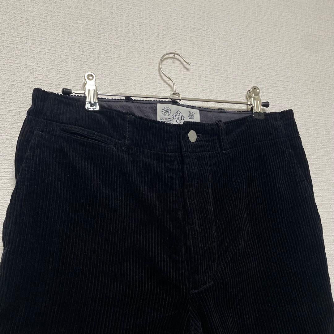 OLDMANS TAILOR オールドマンズテーラー　コーデュロイパンツ　黒　M