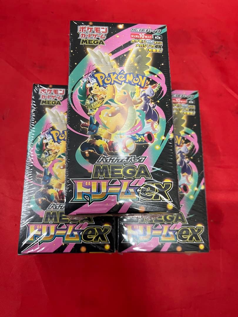 ポケモンカード MEGAドリームex シュリンク付 3BOX