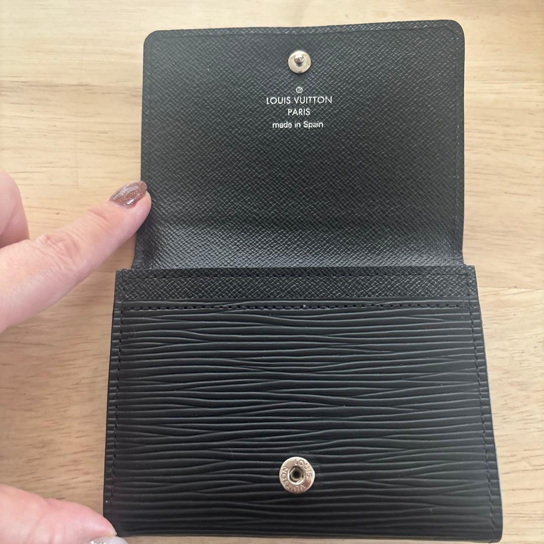 LOUIS VUITTON エピライン　ブラック 名刺入れ