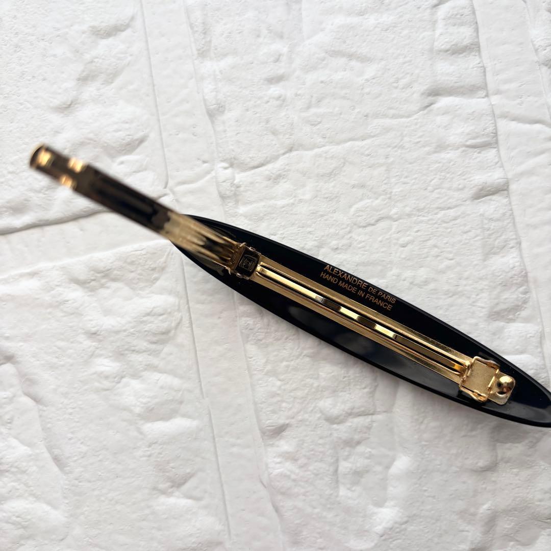 アレクサンドル ドゥ パリ バレッタ AA7-18072-02 ベージュ 7cm