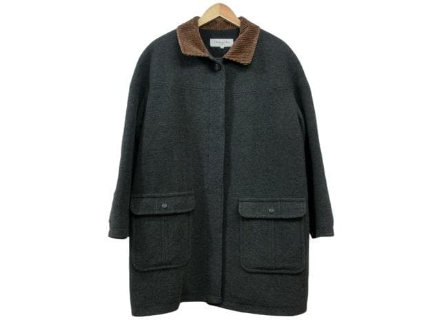 Christian Dior グレー ダッフルコート　M