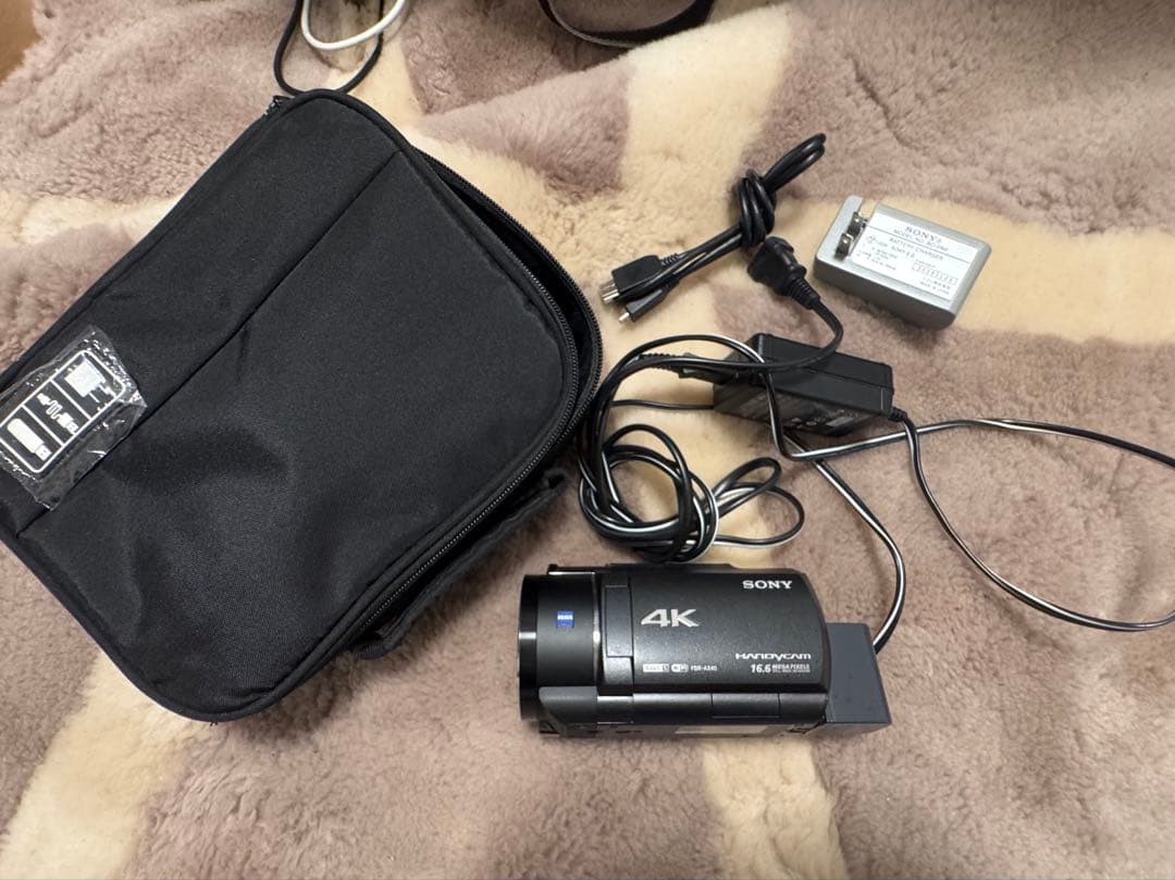 【完動品】SONY FDR-AX40 4K ハンディカム ブラック