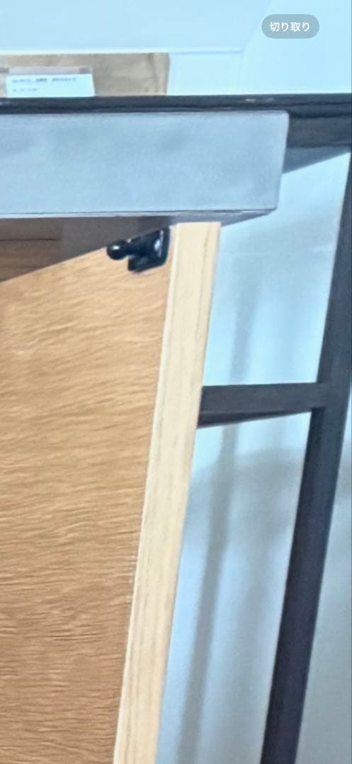 【展示品】※値下げ※オーダーメイド家具　木製キッチンカウンター ステンレス天板