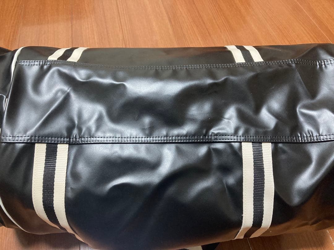 FRED PERRY フレッドペリー ボストンバッグ ドラムバック ブラック