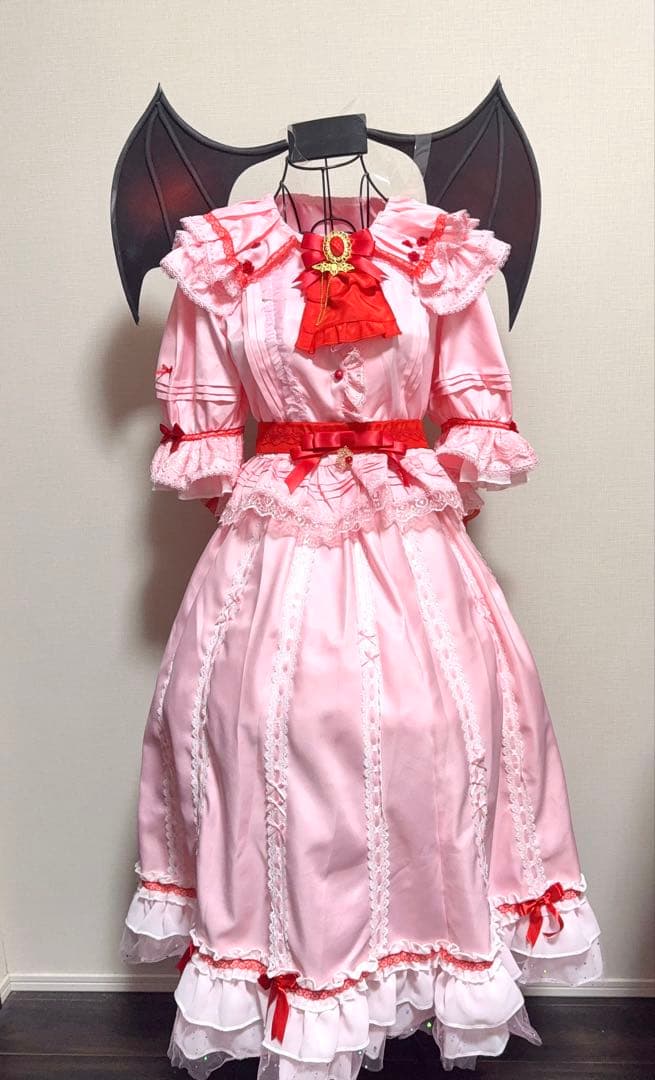 【東方Project】フルセット レミリア・スカーレット コスプレ衣装 ウィッグ