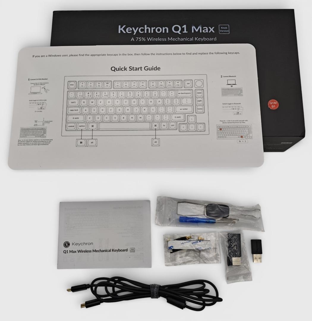 Keychron Q1 Max QMK/VIA Q1M-B1 US ANSI配列