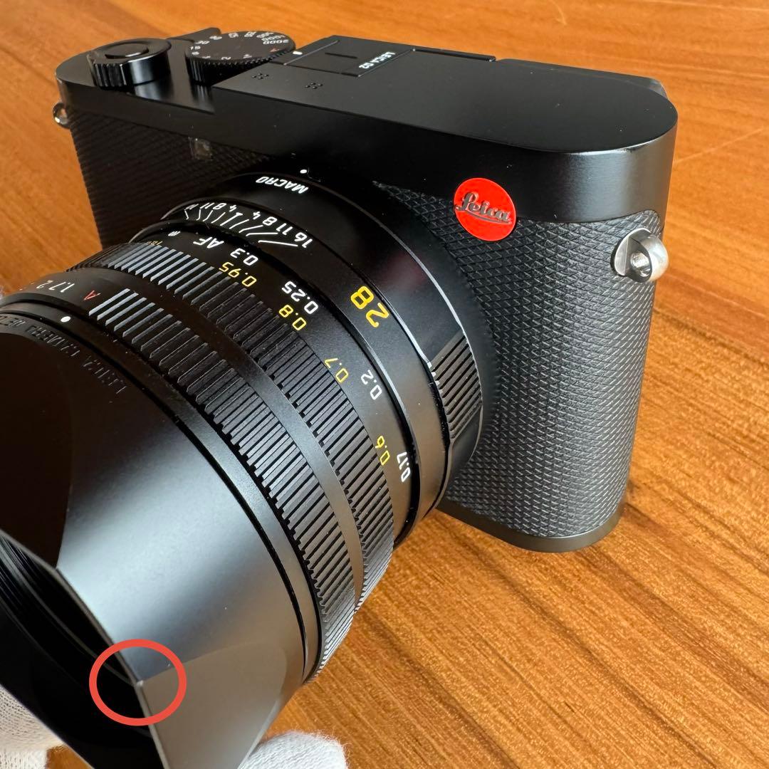Leica Q2 【概ね美品】+純正サムレスト、純正フィルターセット