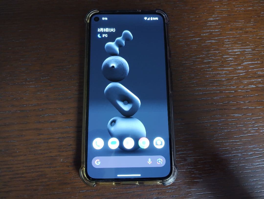 美品　Google Pixel 5　バッテリー新品　simフリー　カバーオマケ