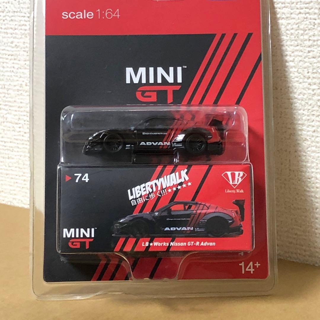 MINI GT ミニGT　LBWK　NISSAN GT-R R35　ADVAN